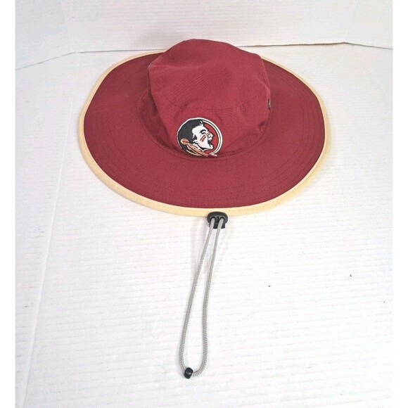 Florida State Seminoles Bucket Hat New Era One Size Fits All NCAA Logo Sun Cap - Picture 1 of 7